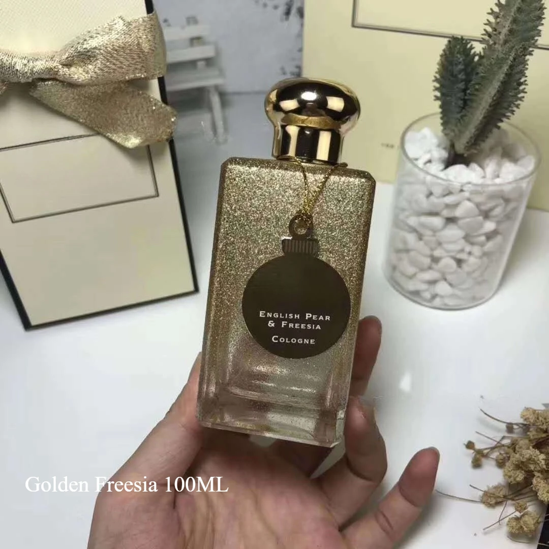 

Elegant Gold Bottle Perfume 100ml, Fresh Floral & Mineral Accord, Unisex Long Lasting Fragrance, Day to Night Wear Perfume