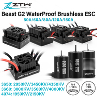 ZTW 32-Bit Beast G2 SL 50A/60A/80A/120A/150A ESC Waterproof Speed Controller Combo