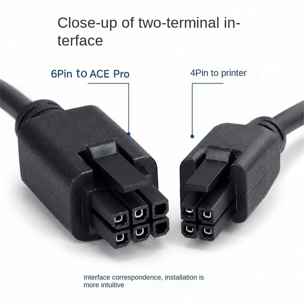 Pro 6Pin to 4Pin Connection Cable for 3 / 3 MAX / 3 V2 / S1 / S1C Data Cable 3D Printer Parts