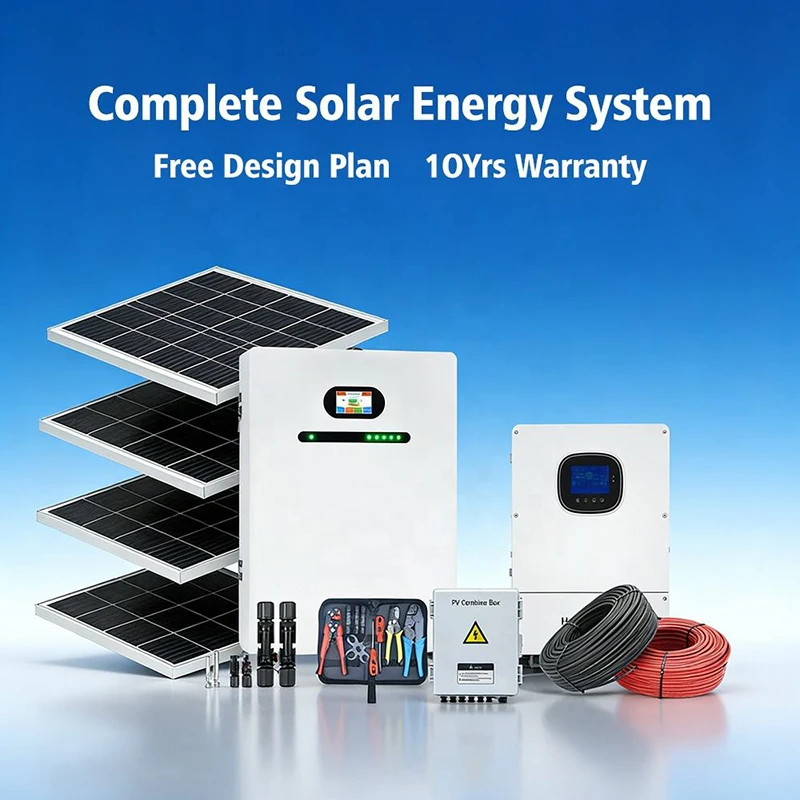 

Hybrid Solar System 10KW 15KW 20KW Complete Roof PV Kit Single Phase LiFePO4 Battery Mono Solar Panel for Residential House Home