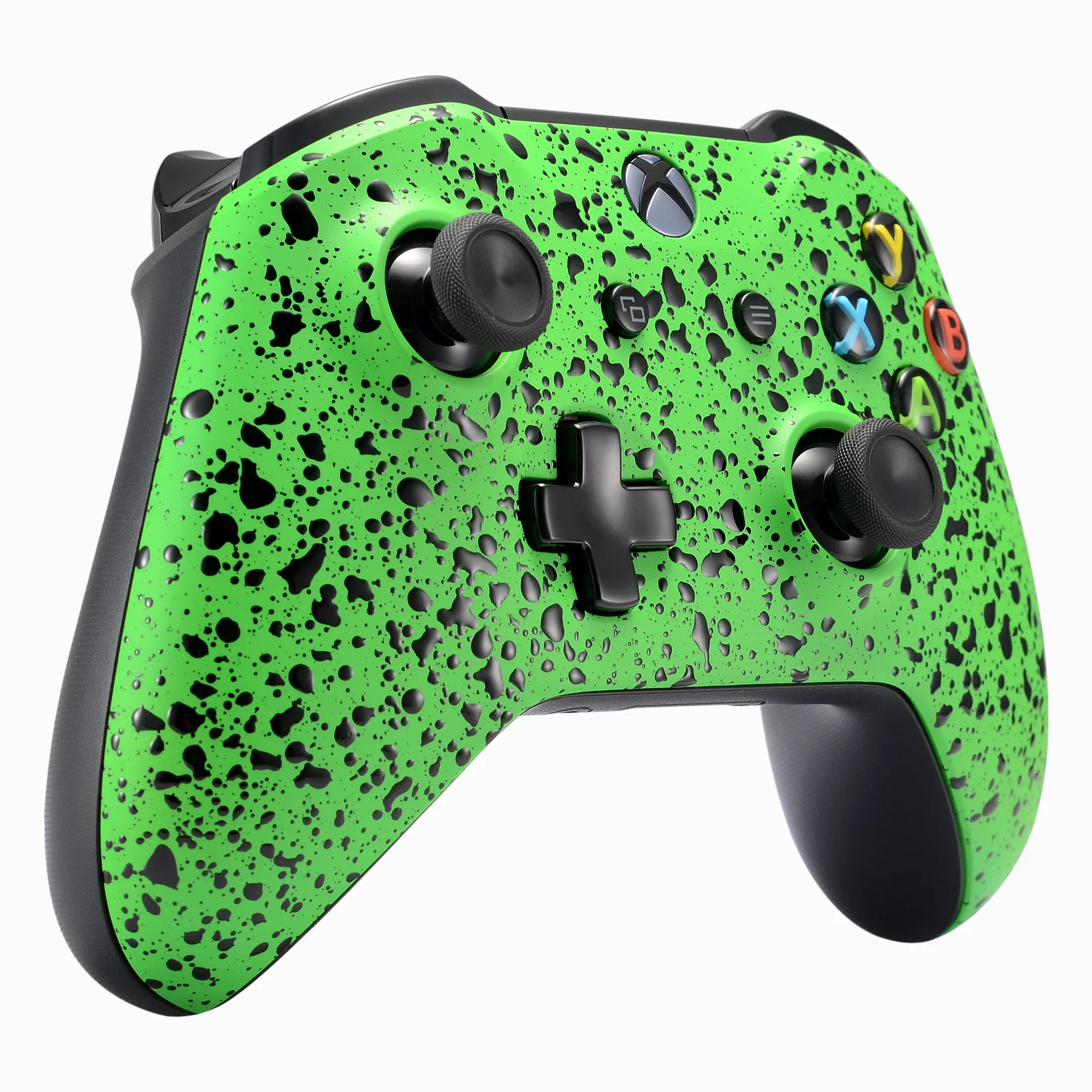 غطاء الإسكان الأمامي الأخضر المتطرف لوحدة تحكم Xbox One S / X - مجموعة استبدال غطاء الواجهة