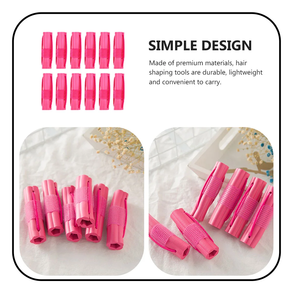 12 Pcs Curling Iron Hair Shaping Tool Curlers Lightweight DIY Hairdressing Tools Sponge