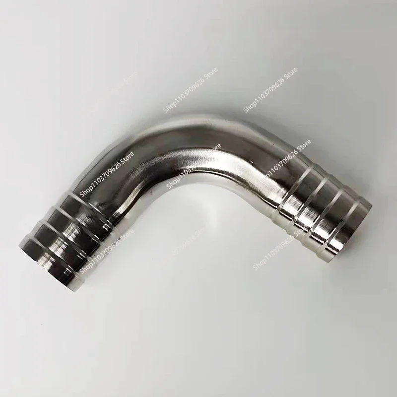 Hose Barb Right Anlge 90 Degree Elbow 304 Stainless Steel Pipe Fitting Connector Water Gas Oil