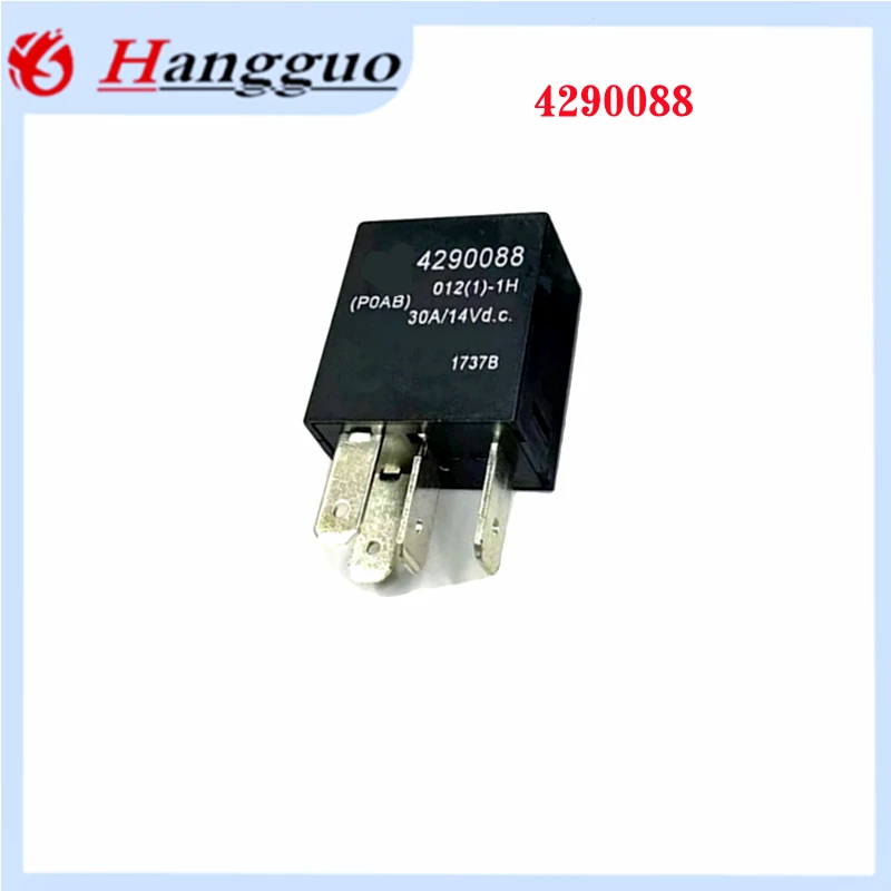 6PCS/Lot  4290088-012(1)-1H 4290088 12V 30A 4pin 14VDC air conditioning low light Headlight Automotive relay