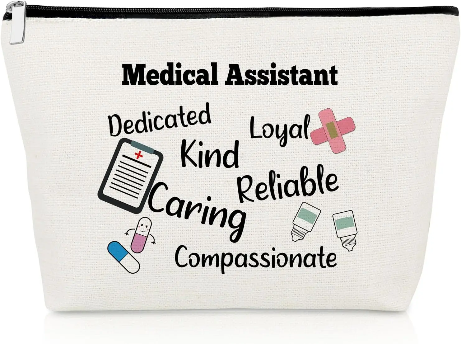 

Medical Assistant Makeup Bag Appreciation Gifts Nursing Gifts for Nurses Cosmetic Bag Graduation Birthday Travel Pouch Fashion