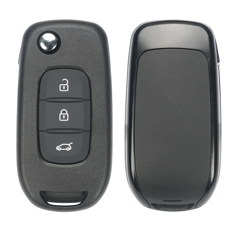 Llave de coche remota Okey N5F-PFK1A ID 4A Chip 433MHz para Renault Sandero Oroch Logan Duster Blade VAC102/VA2 tipo plegable
