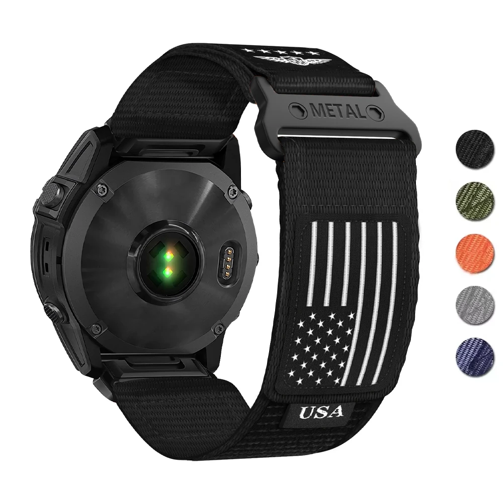 Correias de 26mm 20mm 22mm para Garmin Fenix 8 7X 7 Pro Fenix 6X 6 5X 5Plus Tactix 7 Quick Fit pulseira correa Fenix 8 banda 47mm 51mm