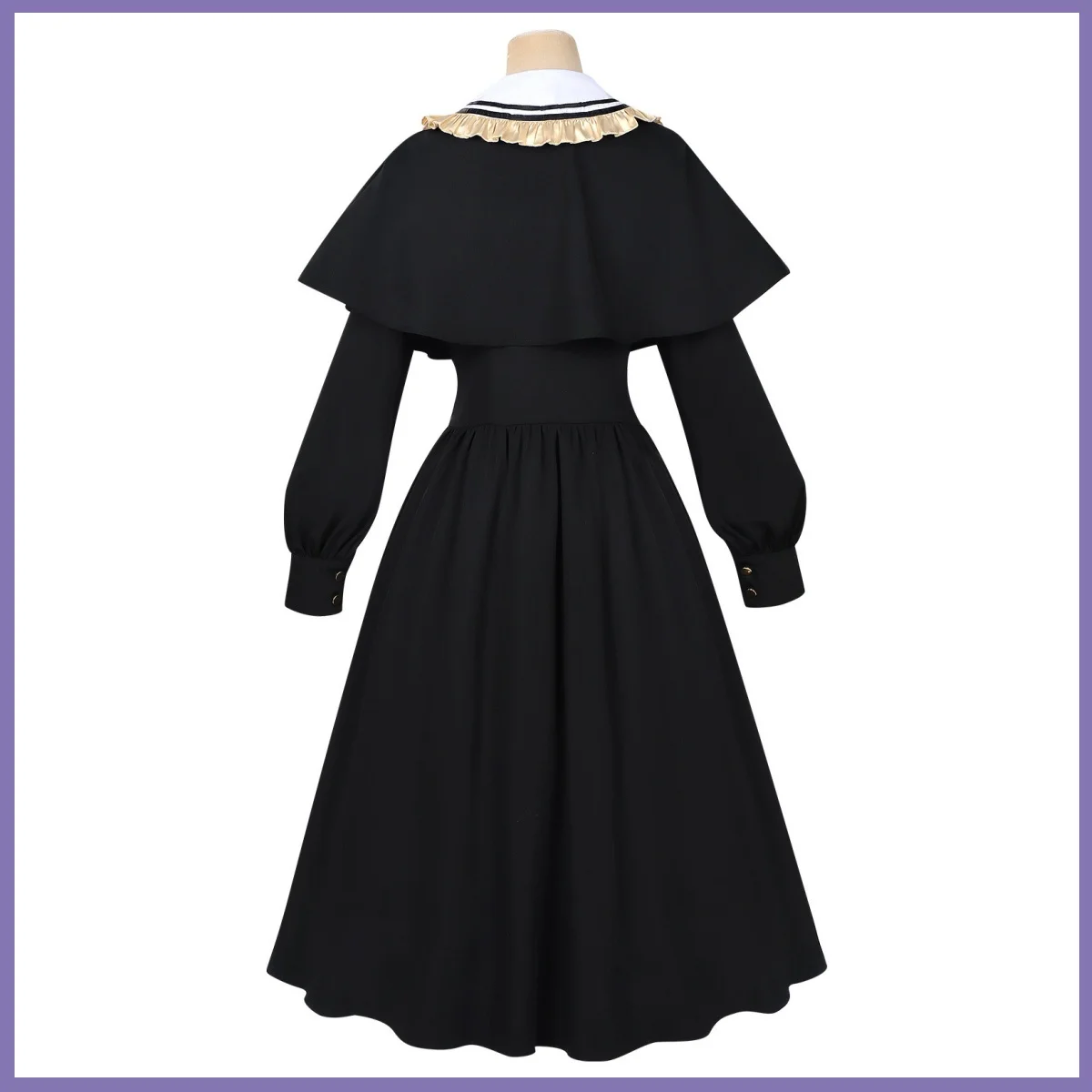 Anime Game Identity ⅤSurvivors Vera Nair Perfumer Cosplay Costume Café Black Evening Dress Hat Wig Woman Sexy Carnival Suit view 5
