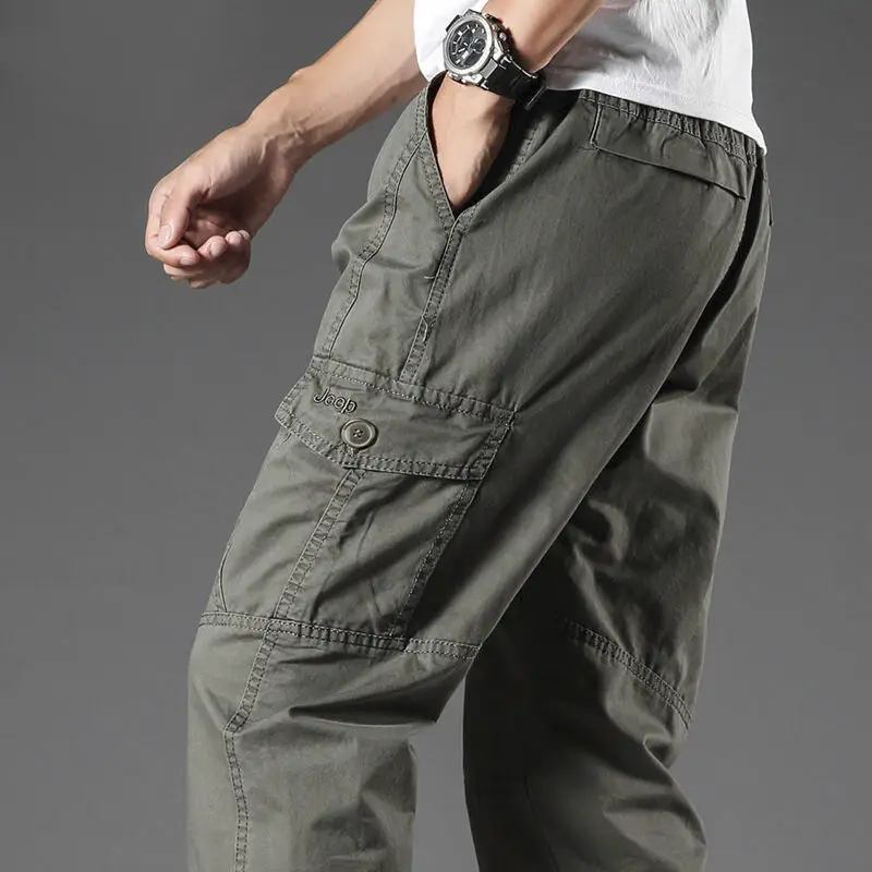 

Mens Pants Cargo Pants Cotton Work Wear Vintage Large Size 6XL Climbing Joggers Sweatpants Hombre Autumn Trousers Men Clothing