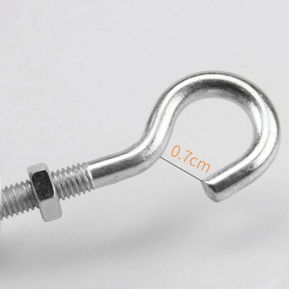 2Pcs Ceiling Rotary Hook Reusable Metal Spring Toggle Wing Bolt Hook For Hanging Lamps Bedspreads Party