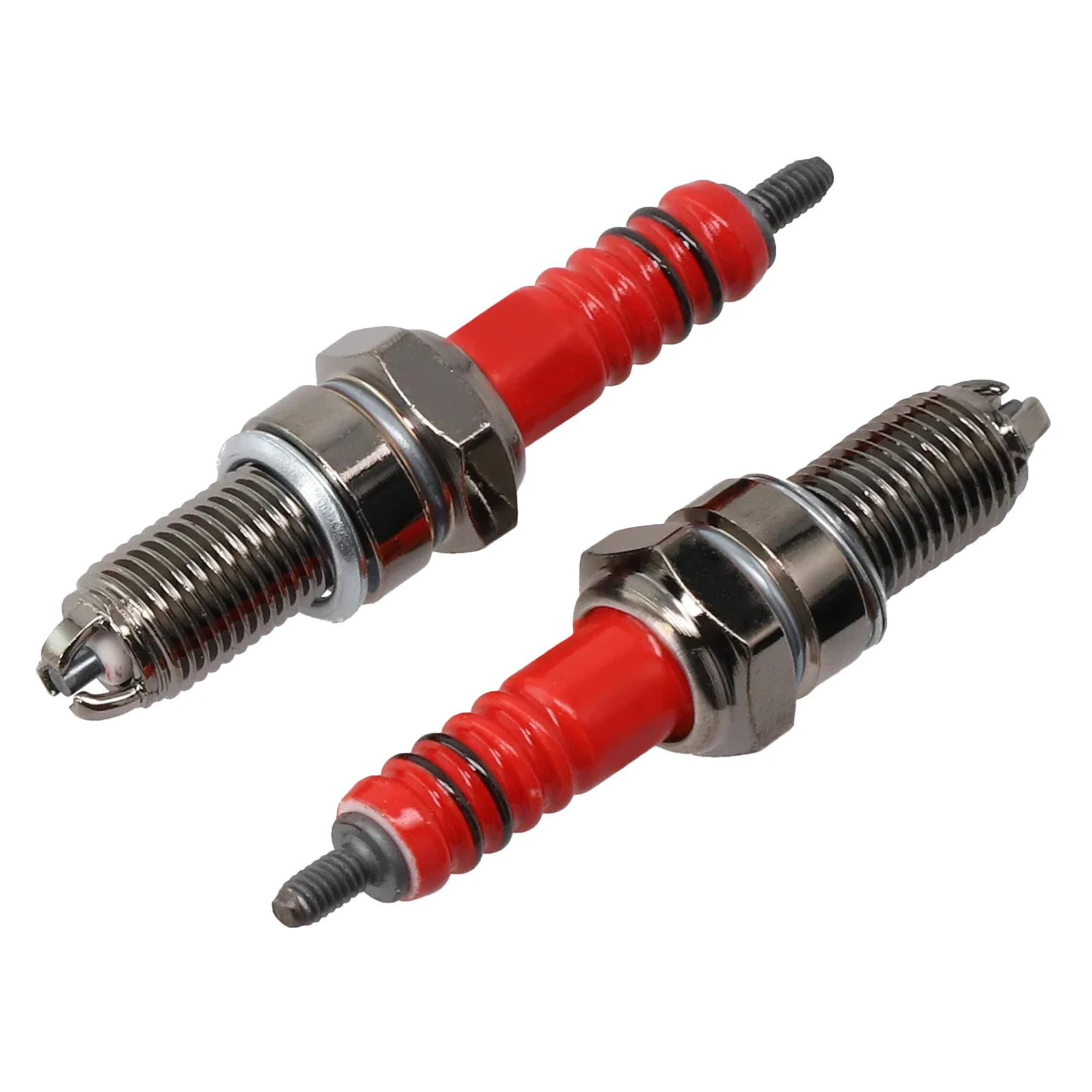 2Pcs Motorcycle Spark Plugs D8TC For 125cc 150cc 200cc 250cc CG125 CF250 CH250 ATV GY6 Atv Moped Scooters Dirt Bike