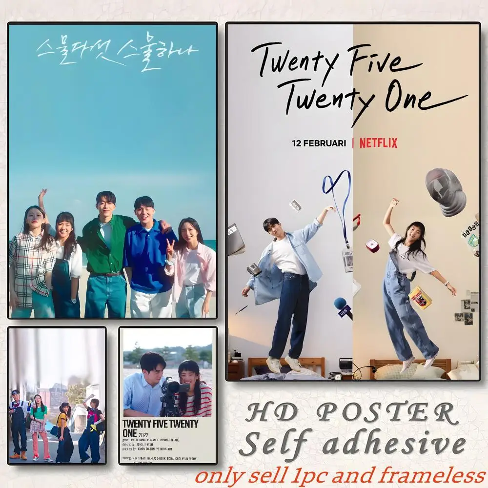 Twenty-Five Twenty-One Tv Show Poster Self-adhesive Painting With Prints Home Bedroom Living Room Decoration