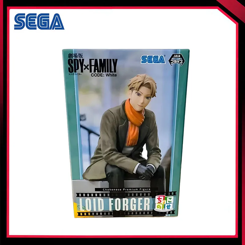 

In Stock SEGA Original Genuine SPY×FAMILY CODE: White Loid Forger Premium Chokonose Figure 14cm Collections Model Toy Figures