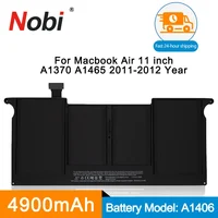 Batería para portátil Nobi NEW A1405 A1406 A1495 para Apple MacBook Air 13"" 11"" A1369 A1466 A1370 A1465 A1465 2013-2017