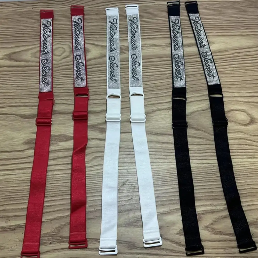 Double-Shoulder Rhinestone Bra Strap Bra Accessories Anti-slip Buckle Belt Underwear Shoulder Strap