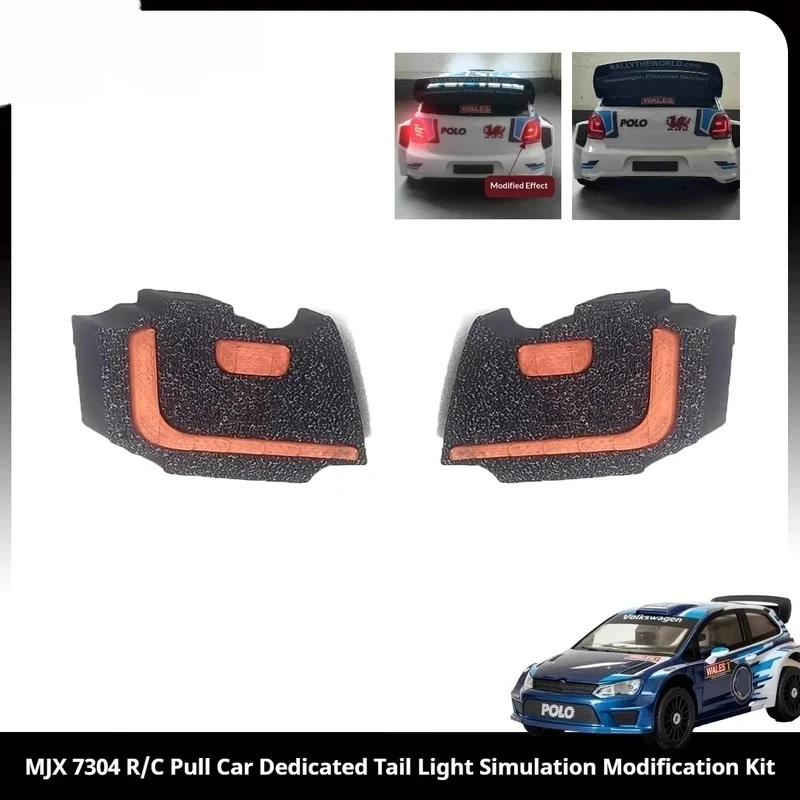 

Mjx 7304 Simulation Taillight Upgrade Parts Non Destructive Installation For 1:7 Scale Volkswage Polo Rc Drift Rally Racing Car
