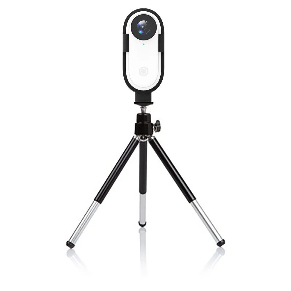 스레드 카메라 보호 쉘 카메라 플라스틱 프레임 마운트 거치대, Insta360 GO 2 액션 카메라 사진 액세서리, 1/4 인치