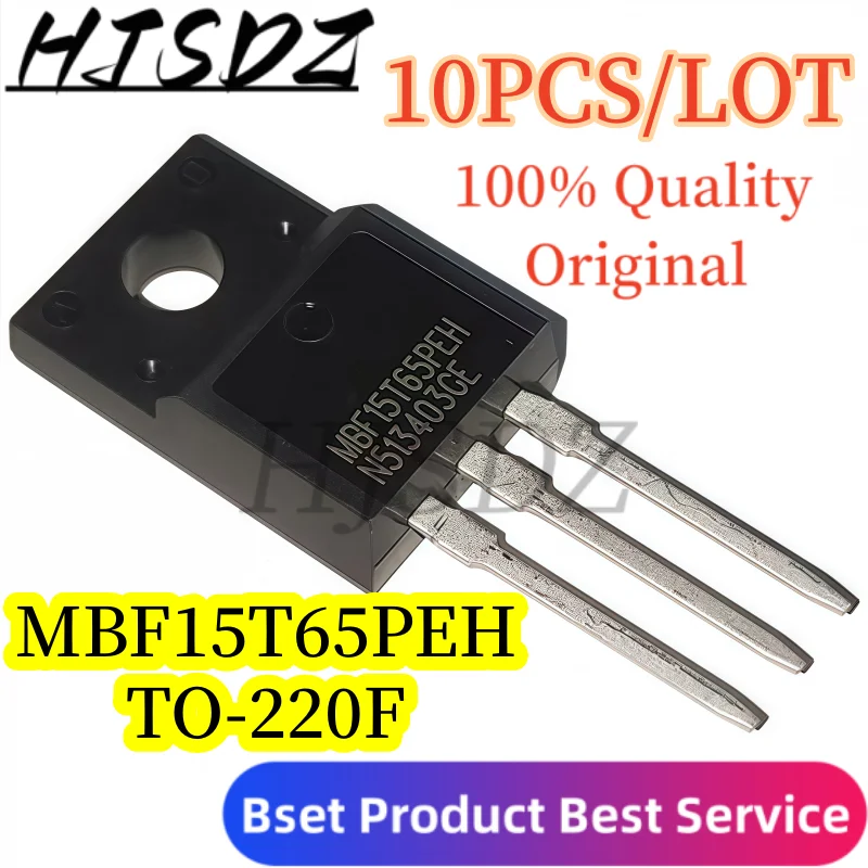 (G) 【10-30-50PCS/LOT】 Transistores de campo MOS MBF15T65PEH TO-220F 650V 30A 15T65PEH de calidad 100% garantizada