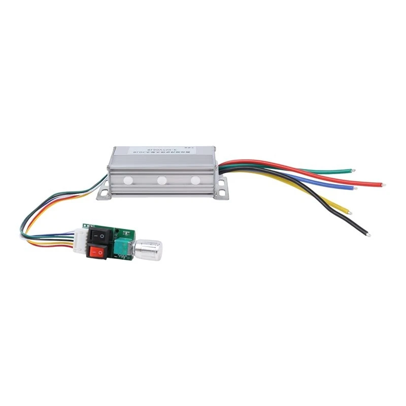 ABKS-DC Brushed Motor Driver Module DC6-60V 3 Phase Brushless Motor Driver 750W No Hall Controller Stop/Reverse Speed Regulator