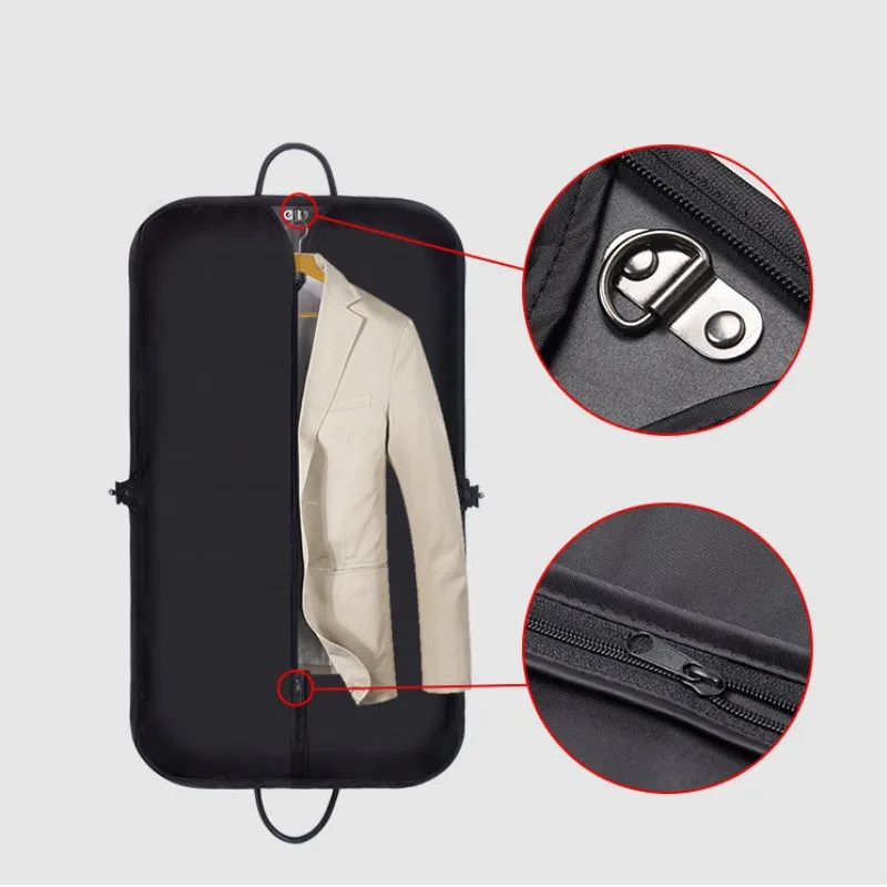 JXSLTC Business Bag Men Business Suit D\' Water Suit Nylon Bag Travel Suit Storage Bag Suitable for Suit Hanging Bag