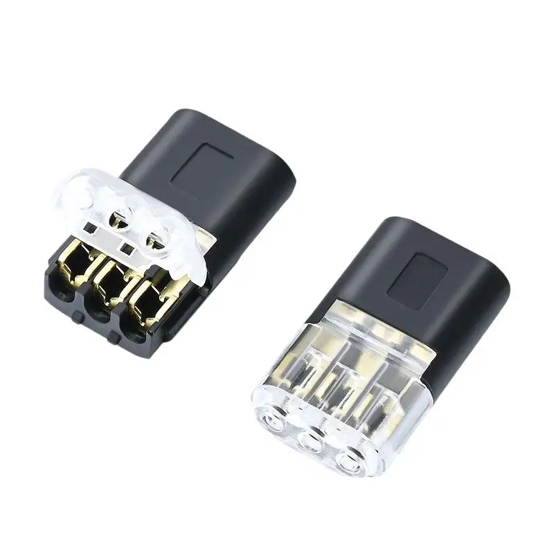 ** 1/10Pcs Free Stripping Quick Cable Connectors D3 Electric Wire Connector 3 Line Interconnection Automotive Terminal Connector