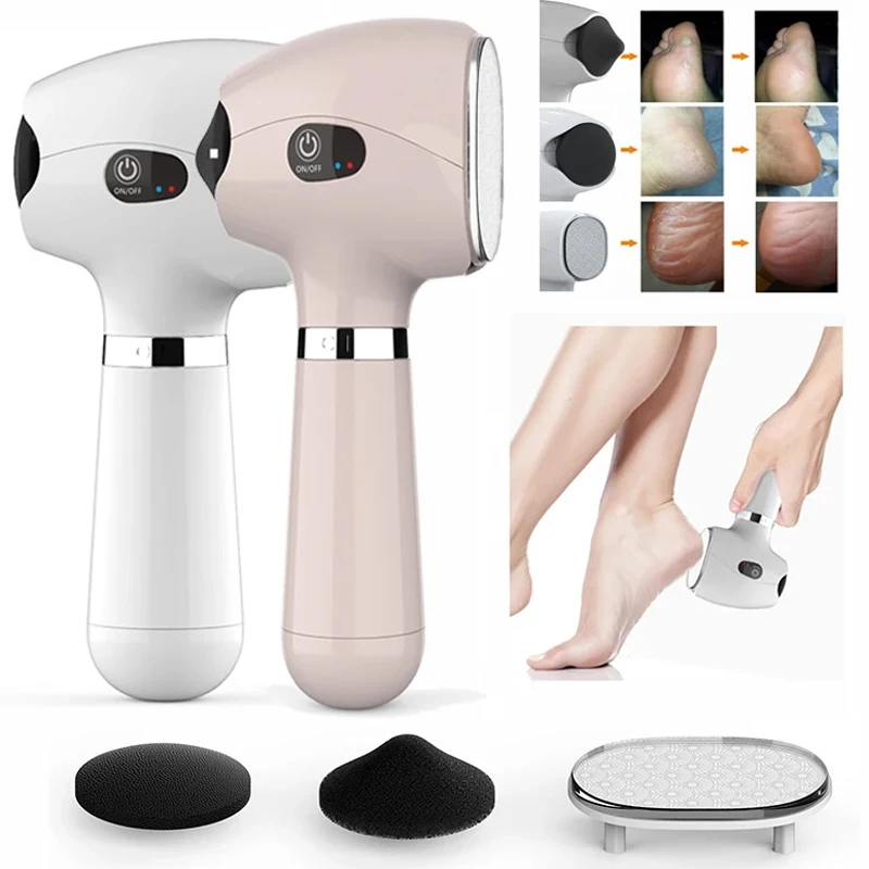 

Electric Foot Callus Remover Rechargeable Dead Skin Grinder Nano Glass Quartz Grinding Pedicure Tools Professional Feet Care