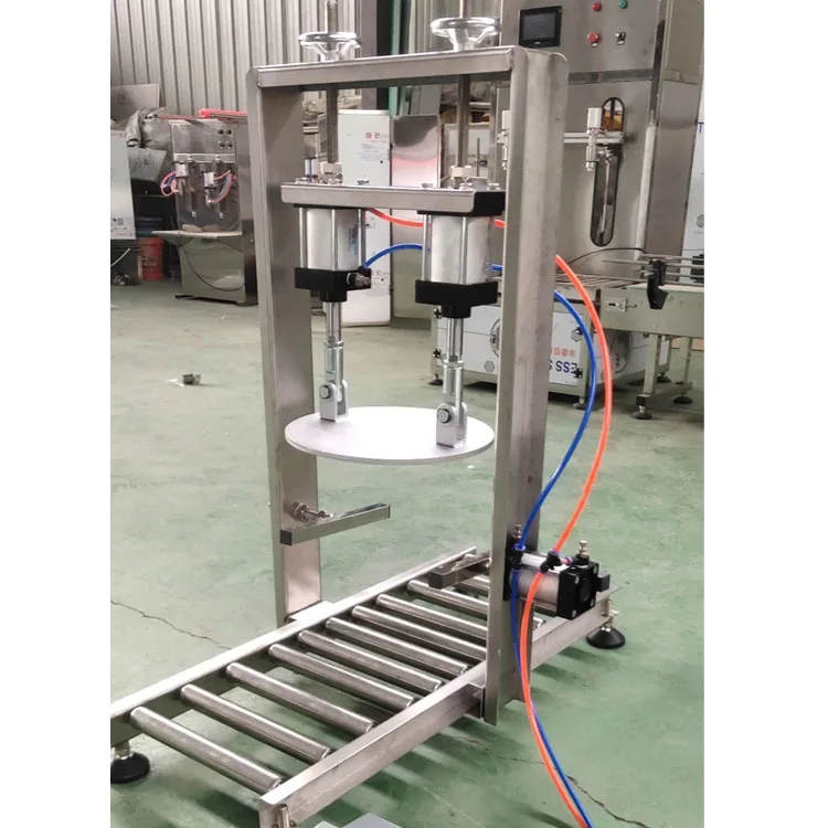 Semi-auto Barrel Drum Bucket Capping Sealing Machine Plastic Big Bucket Lids Pressing Sealing Machines