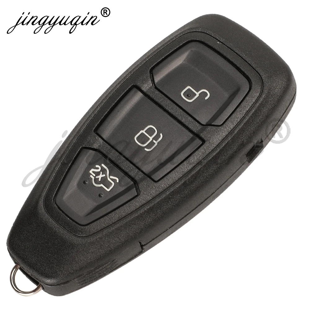 jingyuqin Car Remote Key For Ford Focus Fiesta C-Max Mondeo Ecosport Galaxy Kuga Smart Keyless 2/3Buttons 433MHz KR55WK48801