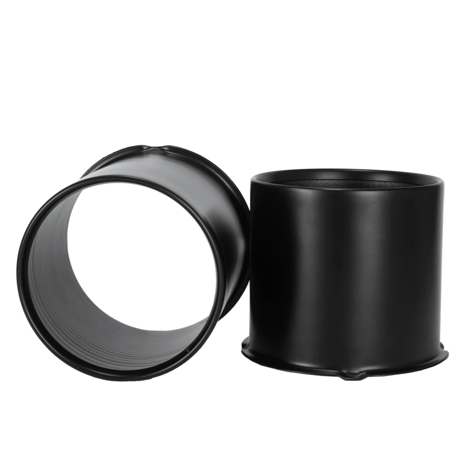 CFPerformance 2/4 Stück 5,12 Zoll polierte Aluminium-Nabenkappen mit offenem/geschlossenem Ende zum Durchstecken für Anhängerfelgen, LKW und PKW – Detail 7