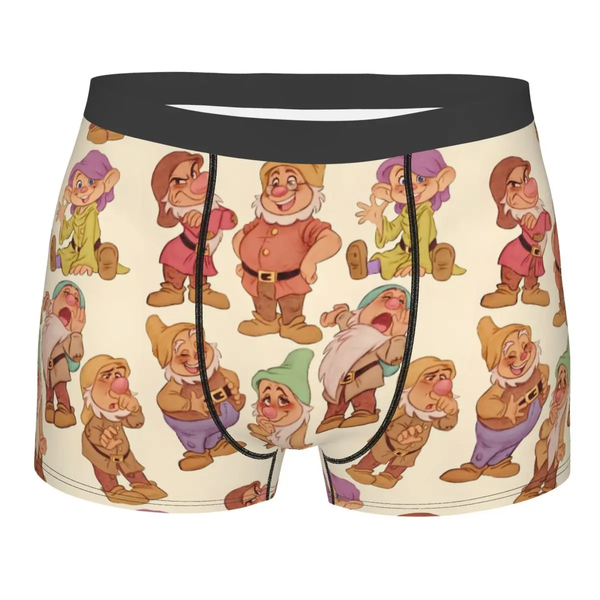 

Custom Snow White And The Seven Dwarfs Boxer Shorts For Men 3D Print Underwear Panties Briefs Stretch Underpants