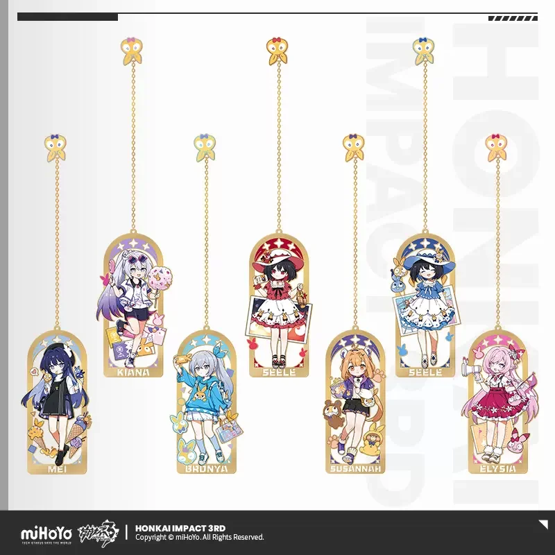 Sunsyea Honkai Impact 3rd Official Merch miHoYo Original Authentic HMLY Series Metal Bookmark