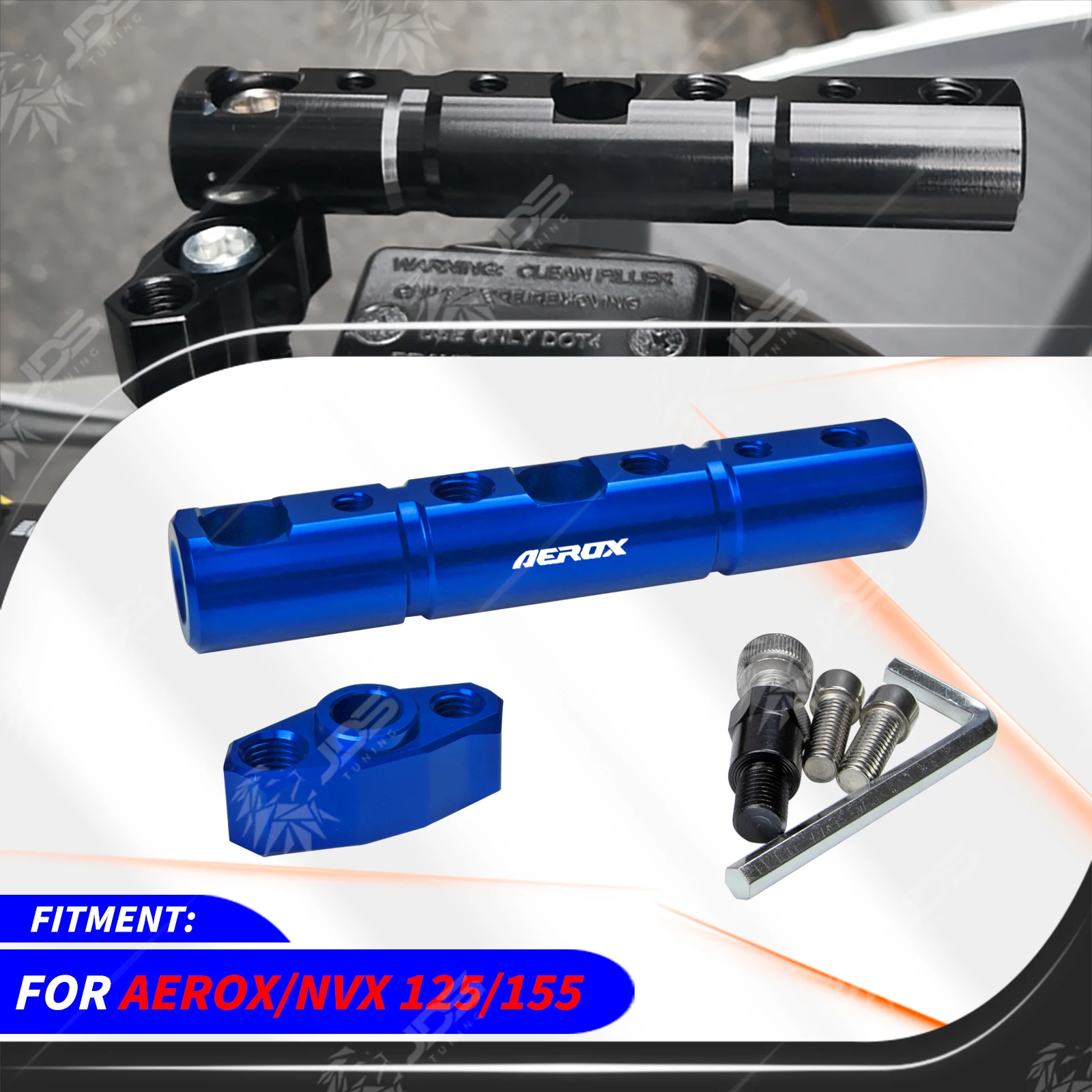 For YAMAHA AEROX/NVX 125/155/TURBO/ALPHA/STD Multifunction Cross Bar Handlebar Crossbar Phone GPS Extension Holder Accessories