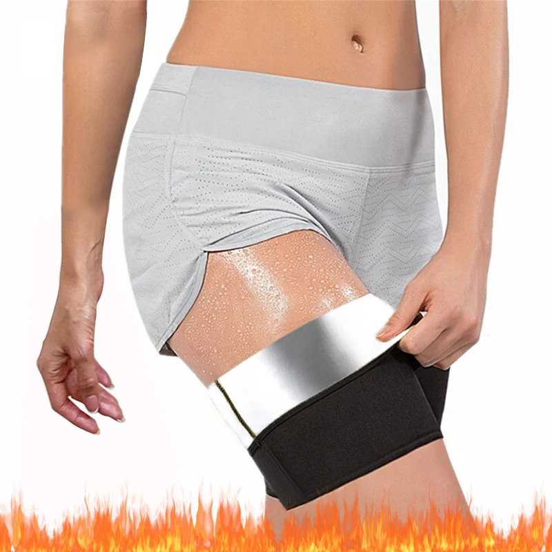 Thigh Trimmer Trainer Belts Shapewear Slimming Leggings Body Shaper Women Hot Thermal Thigh Sauna Sweat Fat Burning Leg Sleeves
