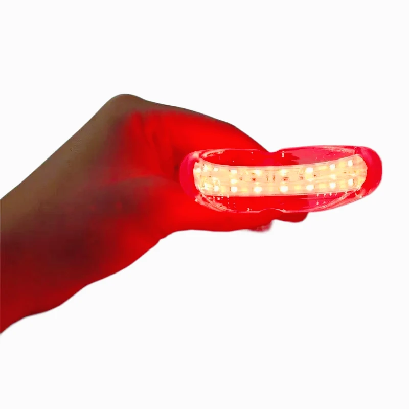 USB Rechargeable 625NM Red LED Light Therapy for Oral Skin Care Use for Canker Sore Mouth Sores Herpes Healing Gum Pain Relief