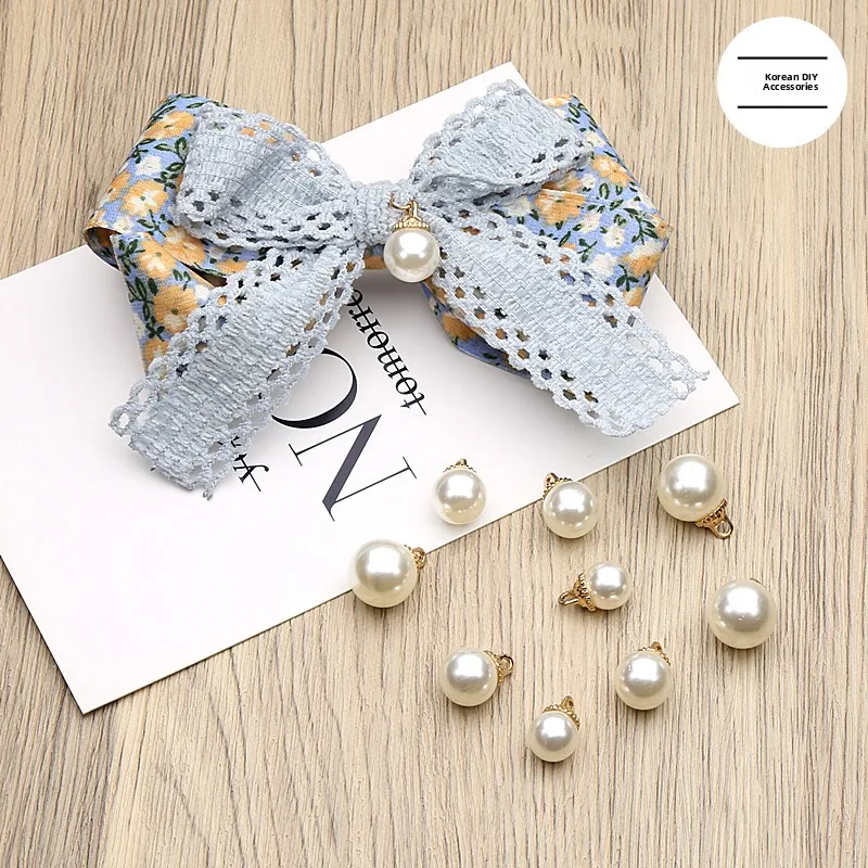 

Handmade DIY Pearl Pendant Hanging Ornament Hair Accories Earring Nelace Jewelry Materials for Creative Crts