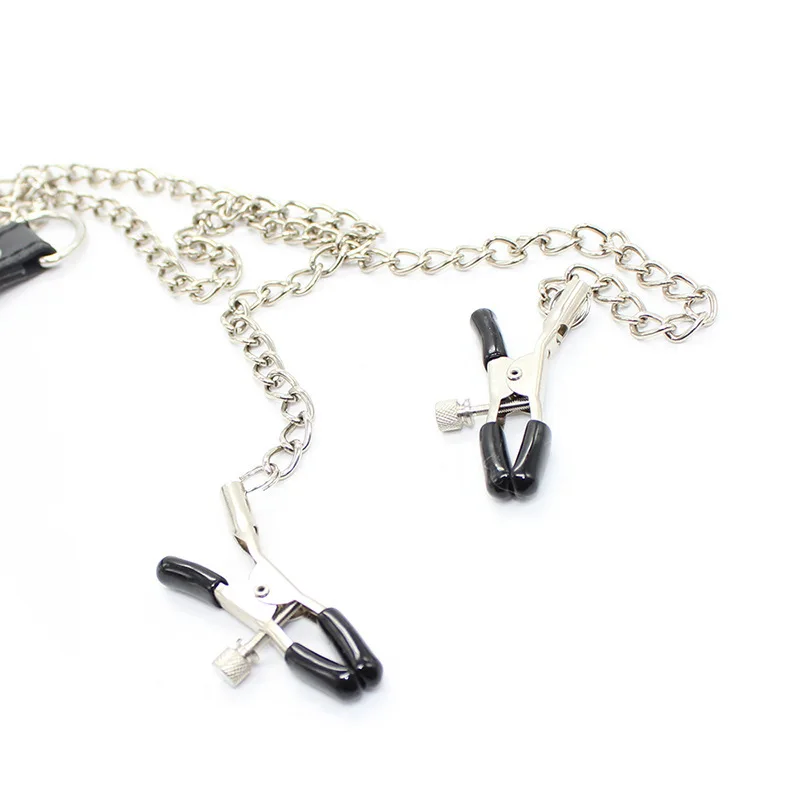 ألعاب جنسية BDSM حلقات القضيب مع مشابك الحلمة الوثن تحفيز الثدي أداة مثيرة لوازم الكبار لعبة مثيرة ألعاب غريبة #2