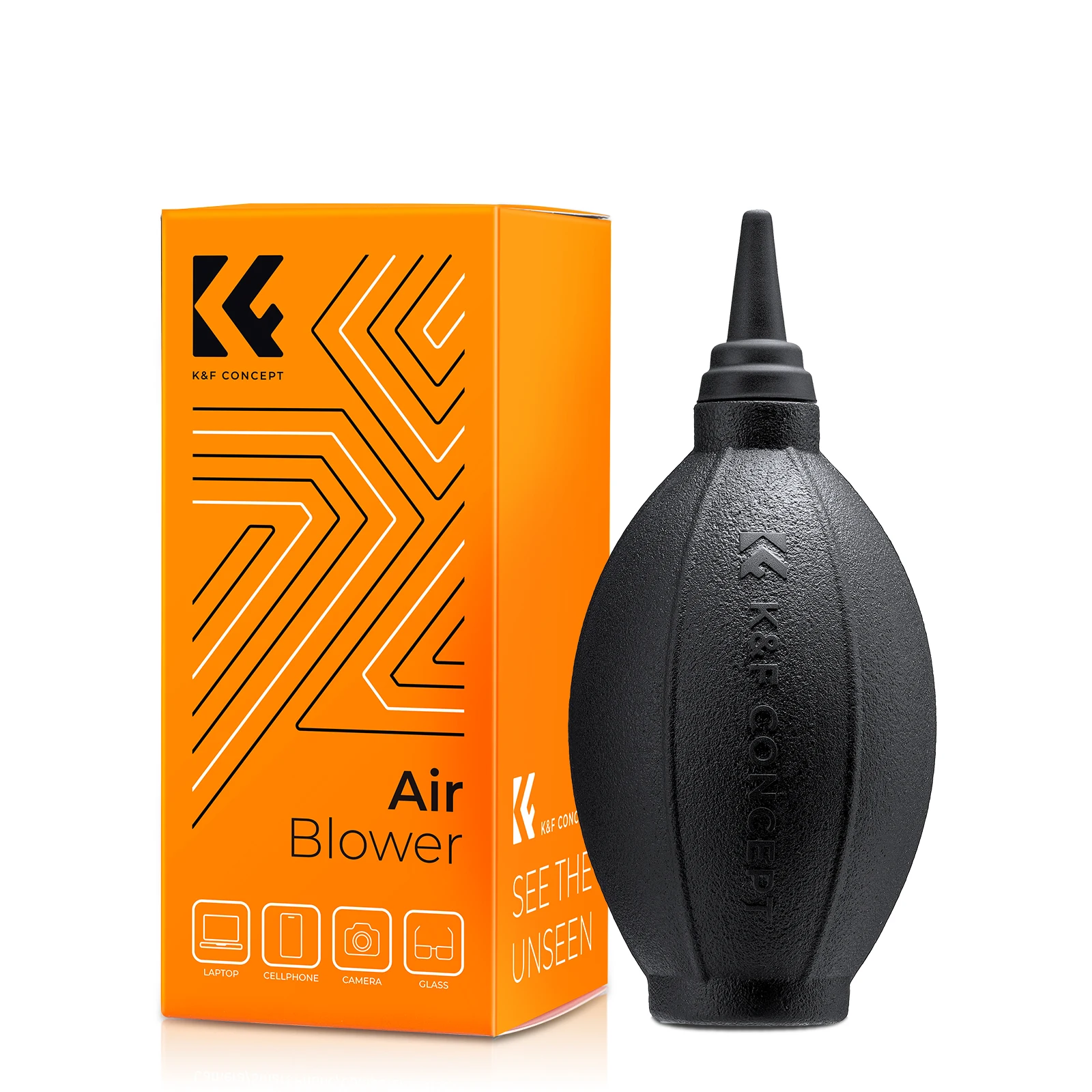 

K&F Concept Camera Rubber Air Blower Pump Dust Cleaner for DSLR Camera Lens CCD Camera LCD Screen Glass