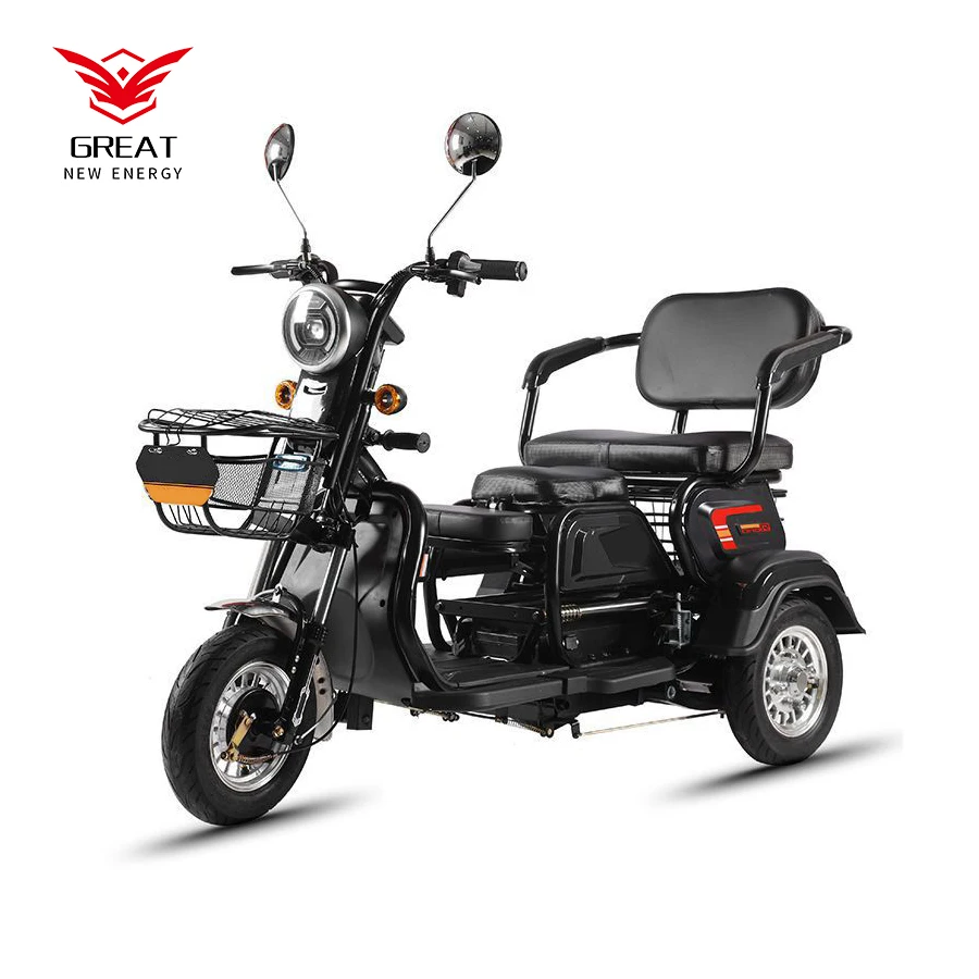 

Cheap Elderly Three Wheel Bike Electric Tricycles Scooter Electric Tricycles for Adults (48/60v 500w)