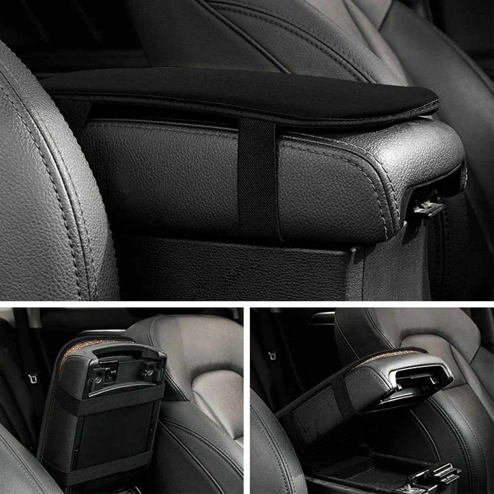 For SsangYong Korando Rexton Tivoli Kyron Actyon Musso Car Armrest Box Pad Soft Plush Auto Center Console Arm Rest Box Cushion