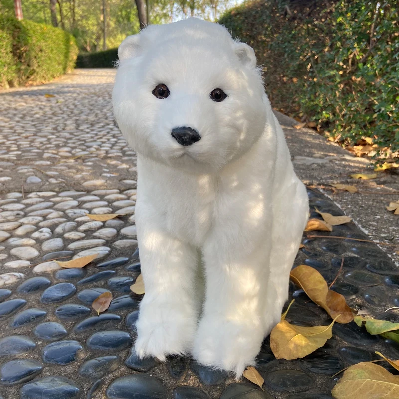 

Simulated animal plush toy, polar bear doll, birthday gift for boyfriend and girlfriend, furniture decoration model ornament