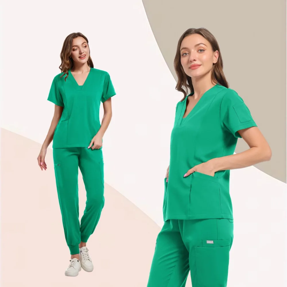 Baden Spa Werkkleding Huisdier Ziekenhuis Vrouwelijke artsen Verpleegkundigen Comfortabel uniform Medische kliniek Apotheek Werkkleding Scrubsets
