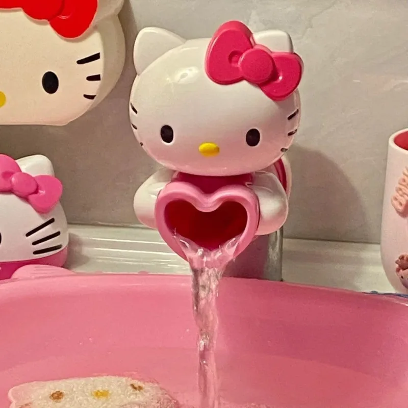 

Hello Kitty Accessories Anime Cartoon Faucet Extension Anti Splash Water Children's Makeup Room Washbasin Decoration Wholesale