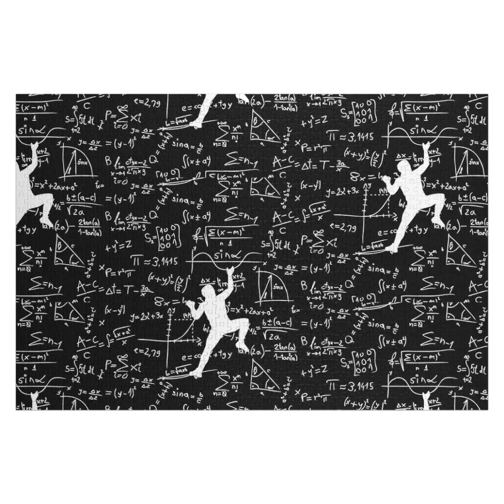 Problem Solving Math. Rock Climbing. Bouldering Jigsaw Puzzle Custom Gifts With Personalized Photo Puzzle