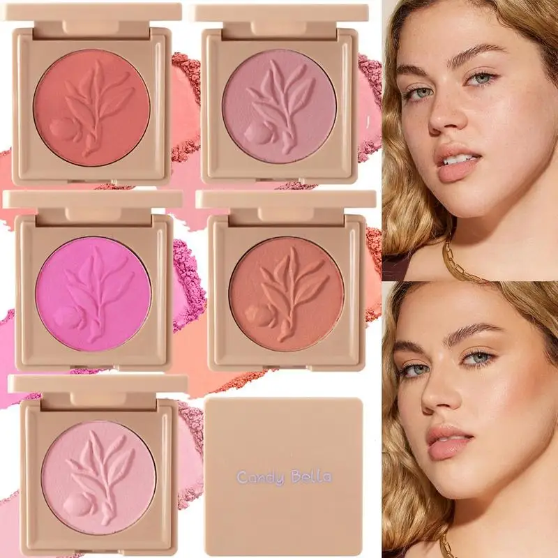 5 Colors Face Blush Palette Makeup Multi-color Pearl Cheek Blush Powder Matte Brighten Face Makeup maquillaje