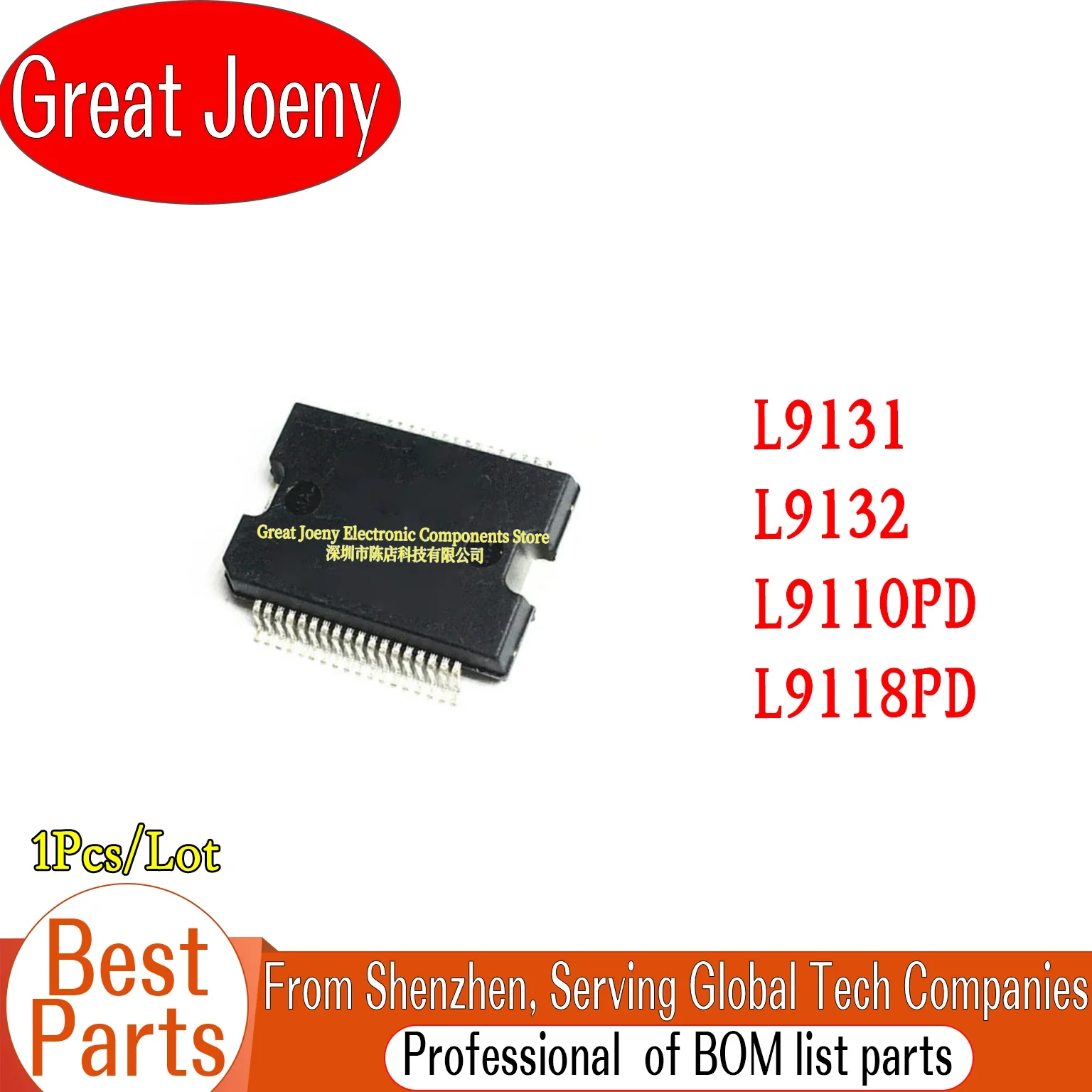(1piece)100% New L9131 L9132 L9110PD L9118PD Hsop-36 Chipset Bulk Best Price