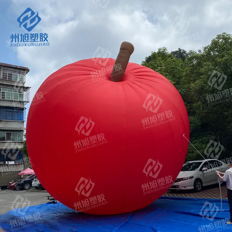 

Biggest inflatable red apple, giant inflatable apple model, inflatable fruit for outdoor advertising