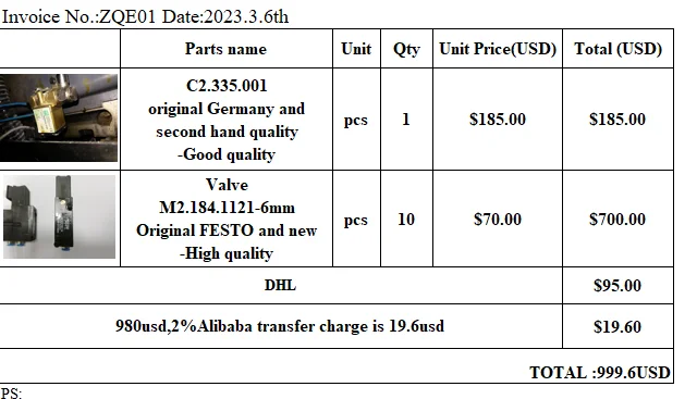 High Quality M2.184.1121 Valve Suitable For Heidelberg Machine Offset Printing Machine Spare Parts