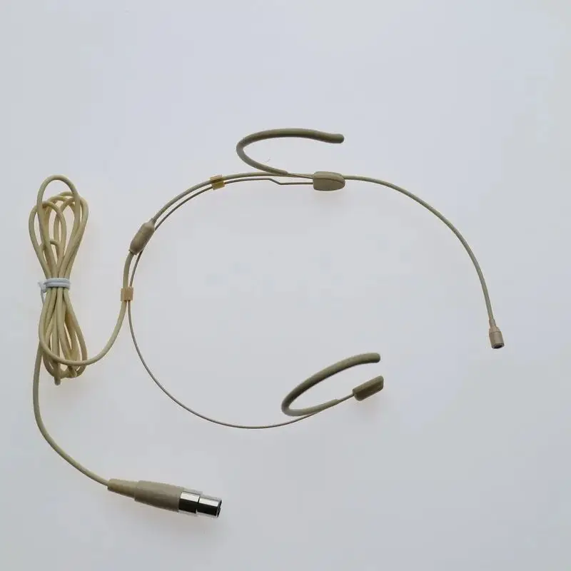 ميكروفون احترافي TA4F Mini 4Pin معلق للأذن لجهاز إرسال Shure اللاسلكي BeltPack كابل قوي