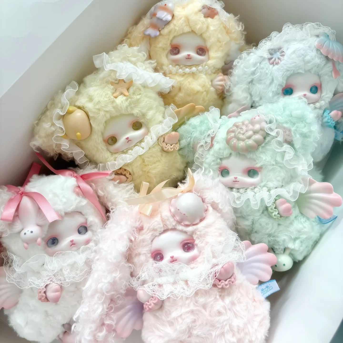 새로운 트렌디 플레이 블라인드 박스 인형 Loloan 오션 시리즈 수제 모델 데스크탑 장식 홈 액세서리 가방 펜던트 깜짝 선물