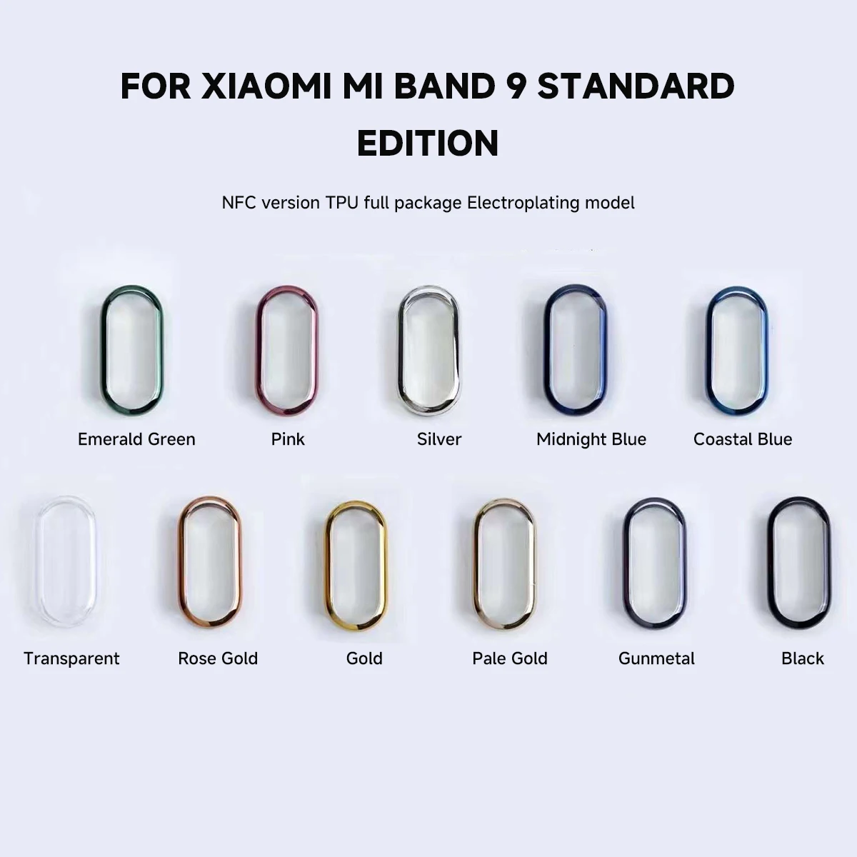 For Xiaomi Mi Band 9 Full Cover PC Case For Xiaomi Mi Band 8 Screen Protector For Mi band8 Protective Case TPU Watch Case image 6